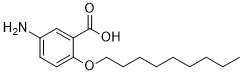 Benzoic acid, 5-amino-2-(nonyloxy)- 13737-95-6